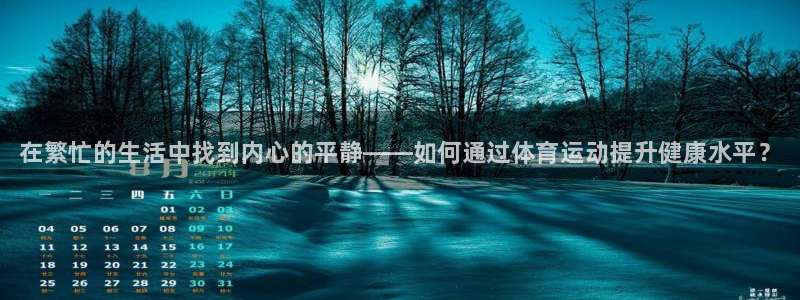3377体育官网下载平台假的吗是真的吗：在繁忙的生活中找到内