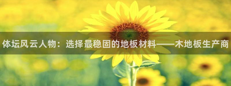 3377体育官网下载开户：体坛风云人物：选择最稳固的